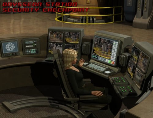 Odysseon Station Security Checkpoint