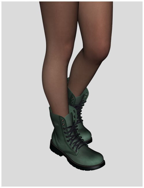 Cute3D Combat Boots