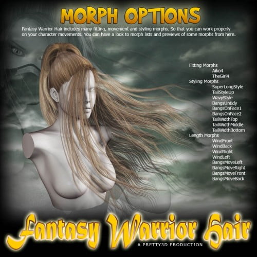 Fantasy Warrior Hair