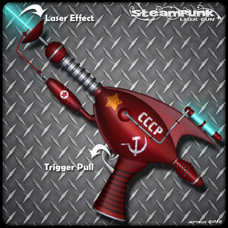 Steampunk - Laser Gun