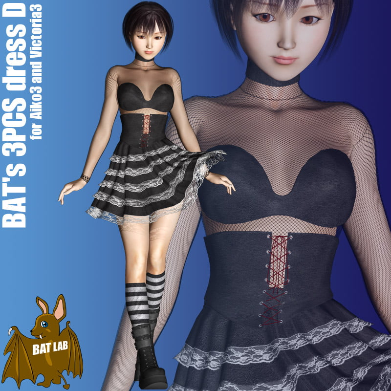 BAT's 3PCS dress D