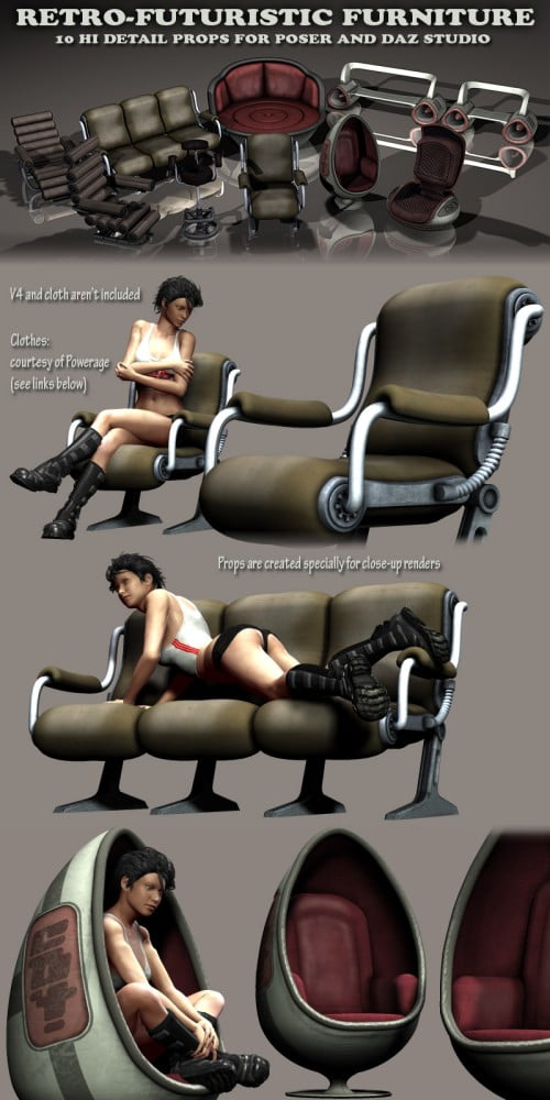 Retro-Futuristic Furniture