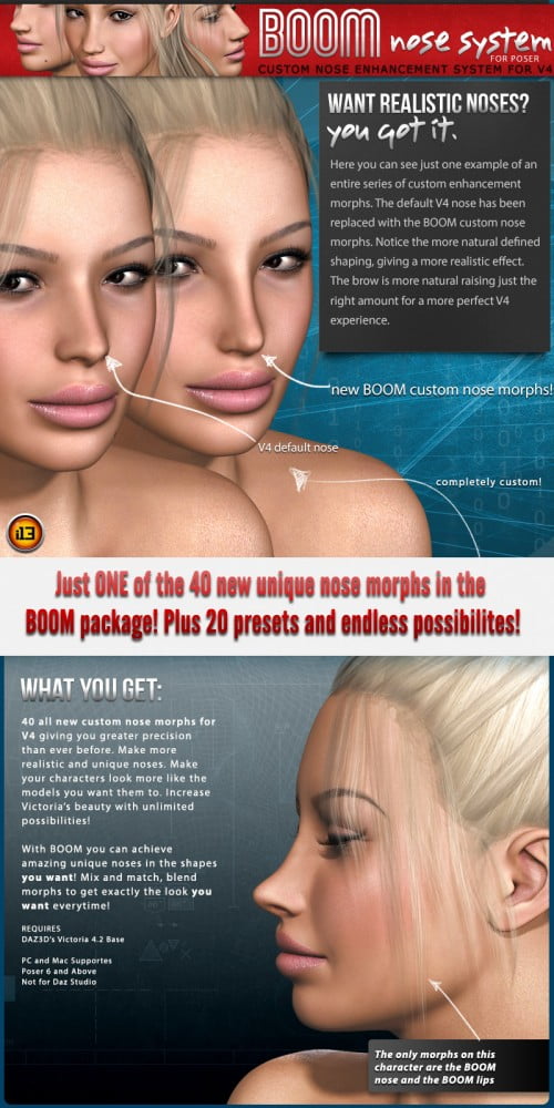 i13 BOOM Nose System for V4