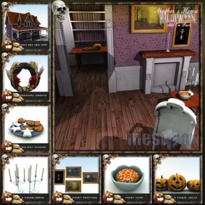 Meshbox-Mothers-House-Pack-2-Halloween-for-Poser-HOLMTD007PK2-2