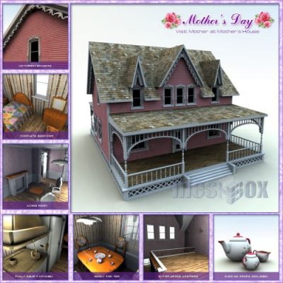 Meshbox-Mothers-House-for-Poser-HOLMTD007001-1