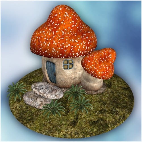 Mushroom Fairy House