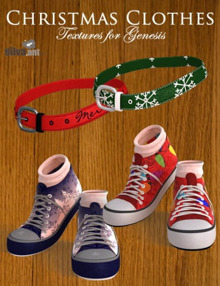 Christmas Hat and Clothes Textures For Genesis