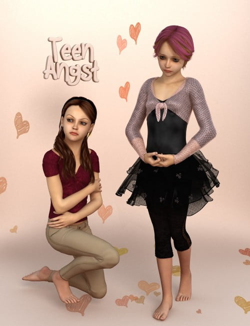 Teen Angst Poses and Expressions