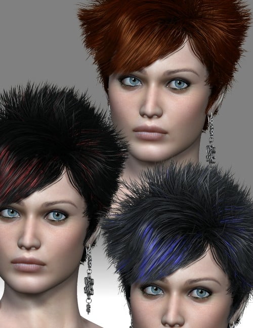 Sharon HairStyle for V4 and Genesis