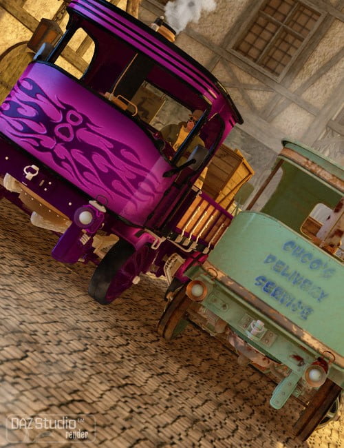 Delivery Service for Steam Truck Red Bizon