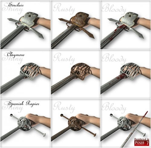 Merlin's Basket-Hilt Swords
