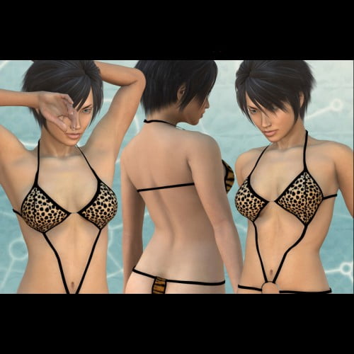 Crazy Swimsuit for V4(Poser)