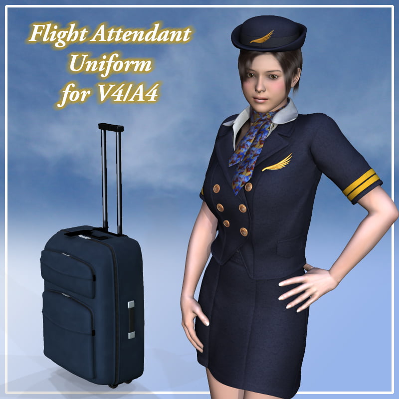 Flight attendant uniform for V4A4