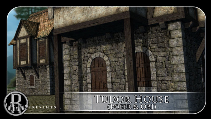 Tudor House (Poser & OBJ)