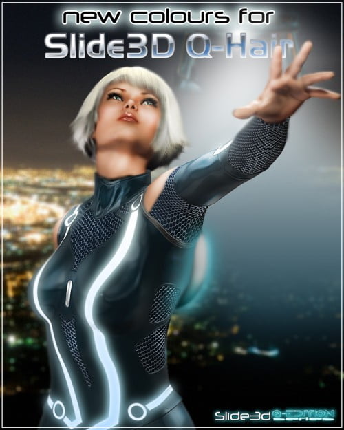 Slide3D New Colours for S3D Q-Hair