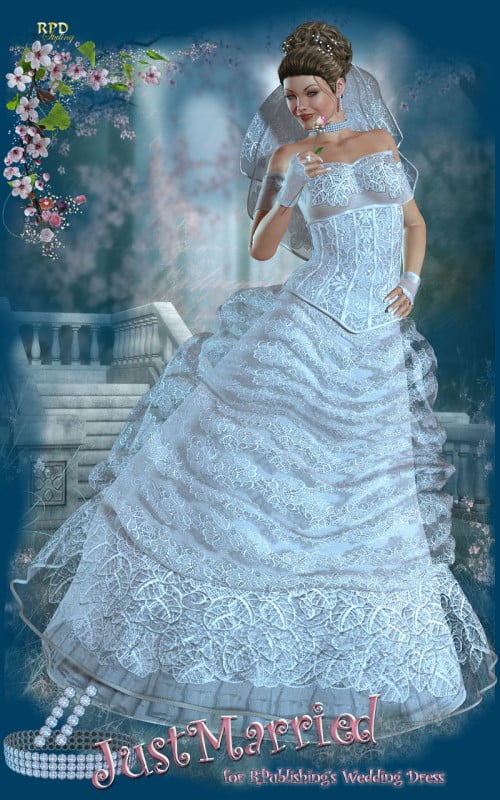 Just Married for Wedding Dress