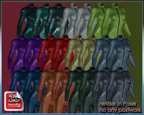 Slide3D Cyber Skin for S3D Body Suit