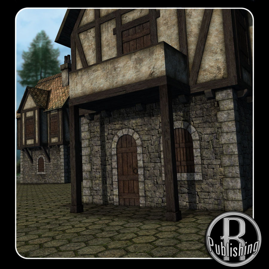 Tudor House (Poser & OBJ)