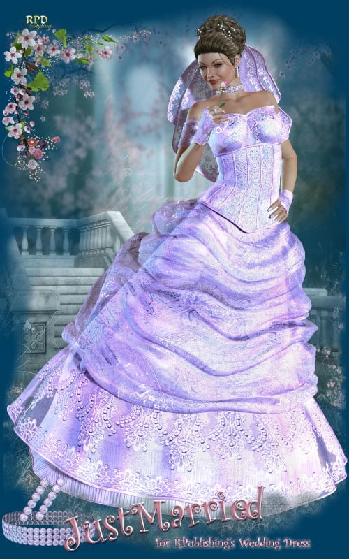 Just Married for Wedding Dress