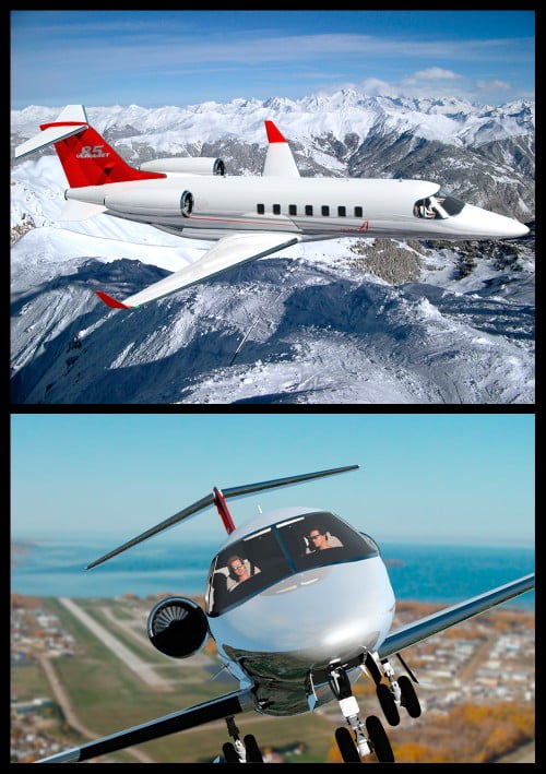 Twin Engine Private Jet 85