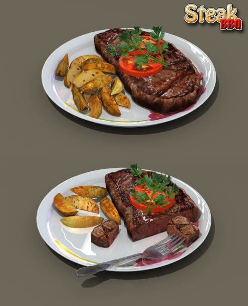 Exnem Steak BBQ - Props