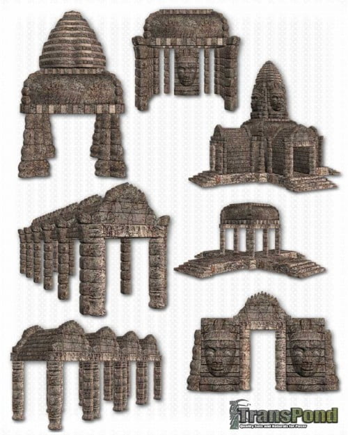 Khmer Temple Construction Set