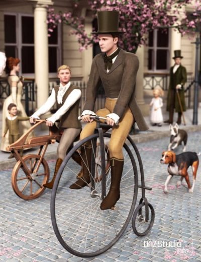 14723 Old Fashioned Bicycles (a)