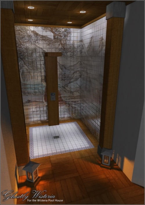 Ghostly Wisteria for The Wisteria Pool House