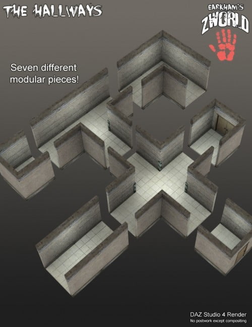 EArkham's ZWorld The Hallways