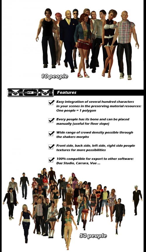 M.O.M Crowd generator