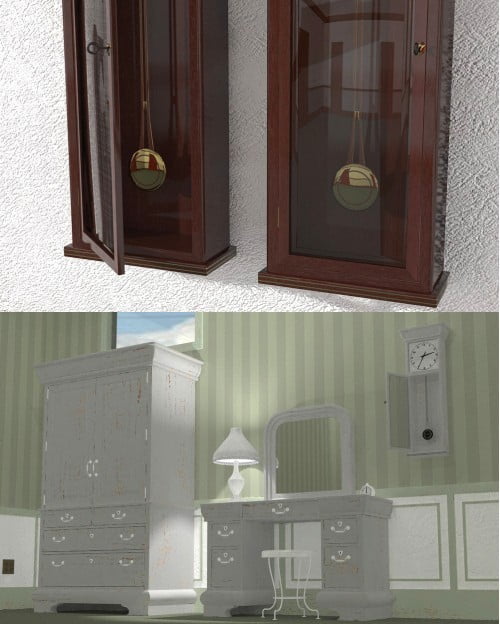 Furniture Set One, Wall Clock