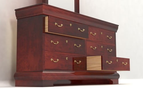 Furniture Set One, Long Dresser