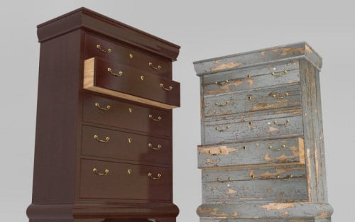 Furniture Set One, Tall Dresser