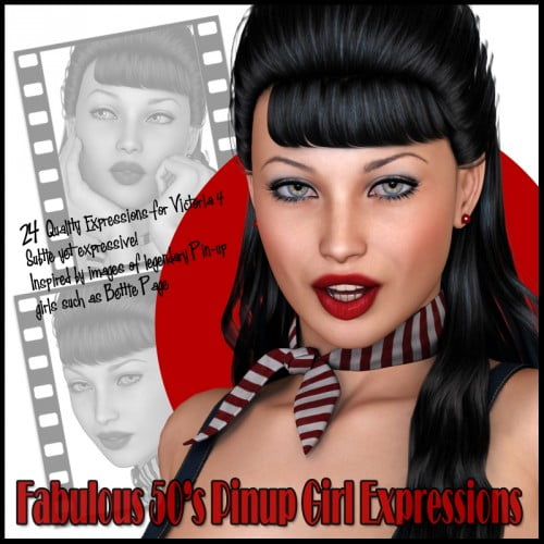 Fabulous 50?s Pinup Girl Expressions