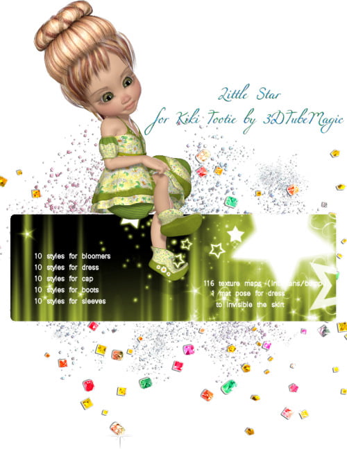 DA-LittleStar for Tootie by 3DTubeMagic