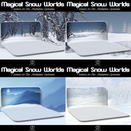 MAGICAL SNOW WORLDS for Multiplane Cyclorama
