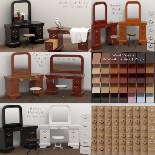 Furniture Set One, Dressing Table