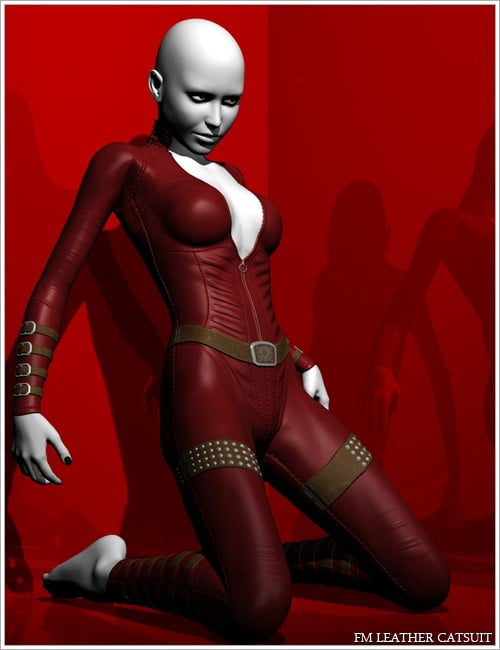 Leather Catsuit for V4 Bodysuit