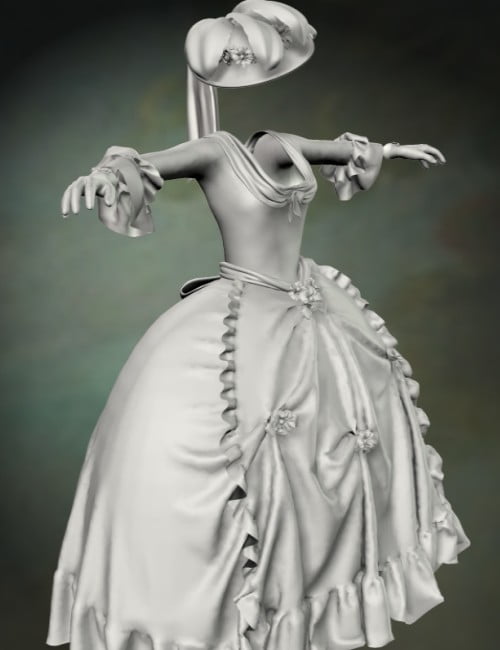 Marie Louise 18th Century Gown