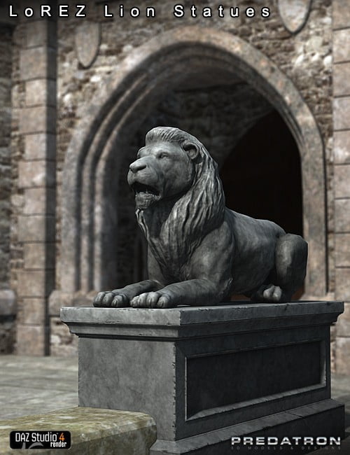 LoREZ Lion Statues