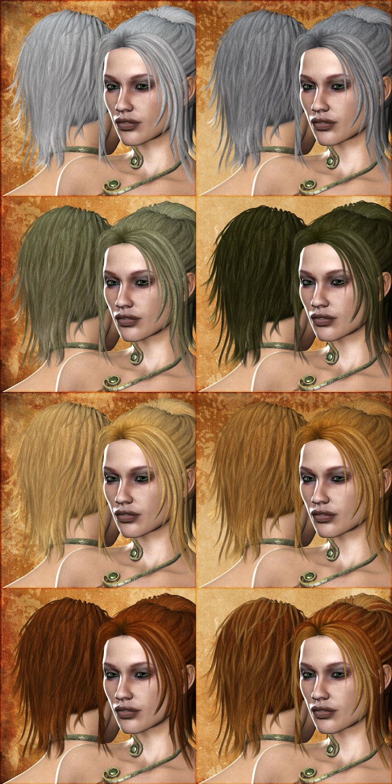 Long Ways for Forest Princess Hair