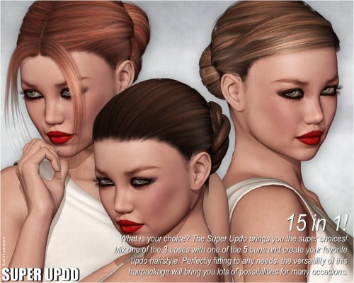 Super Updo Hair Pack Super Updo Hair Pack