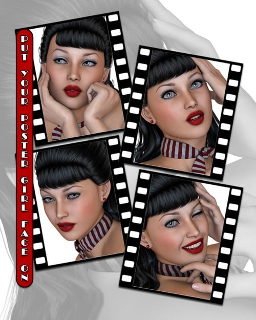 Fabulous 50?s Pinup Girl Expressions