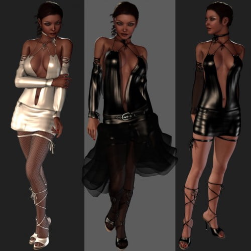 Melissa Dress Set for Victoria 4.2 + Bonus (63 Camera)