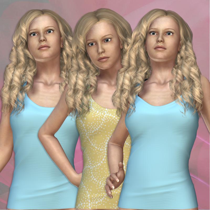 Flamingo Flower Casual for V4 (Poser)