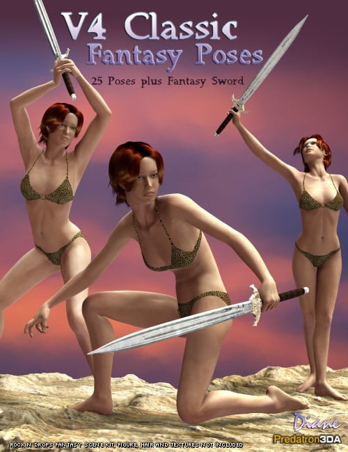 V4 Classic Fantasy Poses