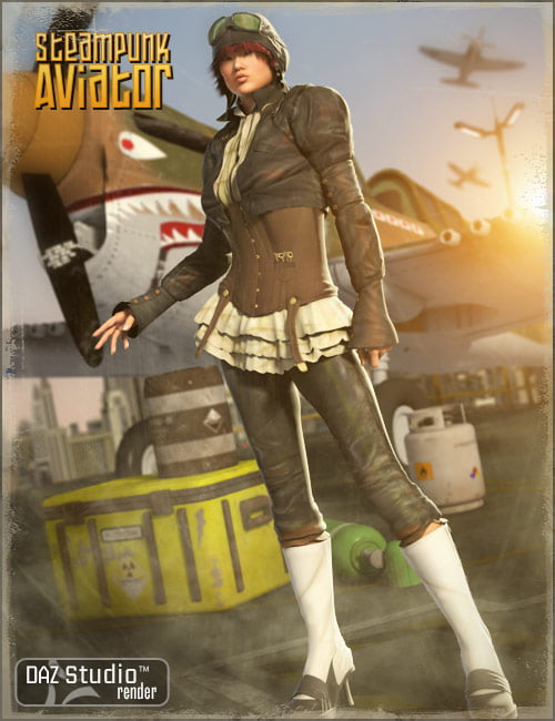 B25 Steam Punk Aviator V4