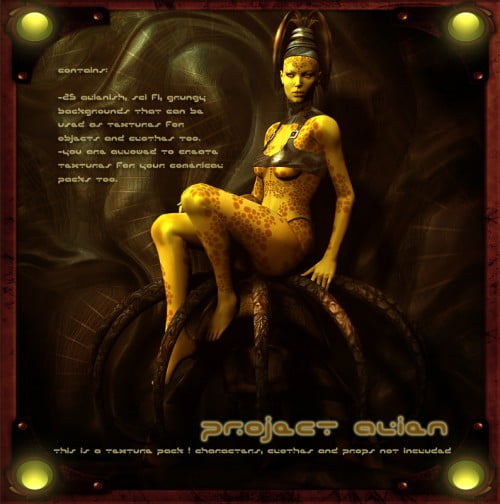 Project Alien - backgrounds/textures
