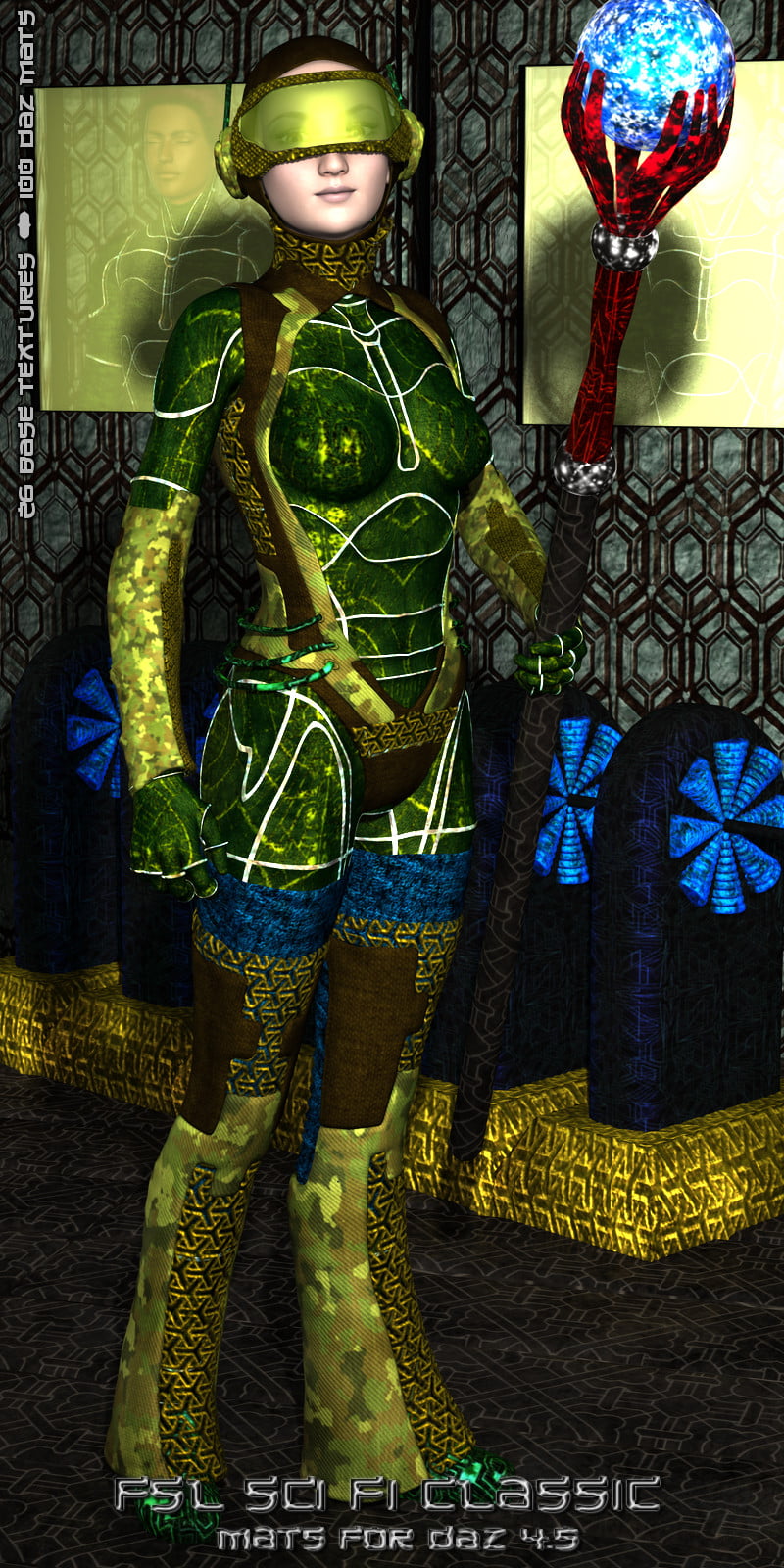 FSL Sci Fi Classic Mats DAZ 4.5