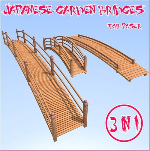 Japanese Garden Bridges